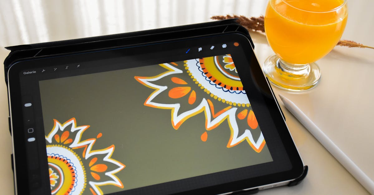 Graphic design creative workspace with design tools