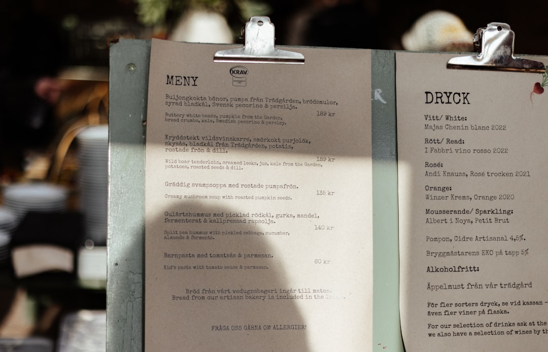 best fonts for menus — guide and examples