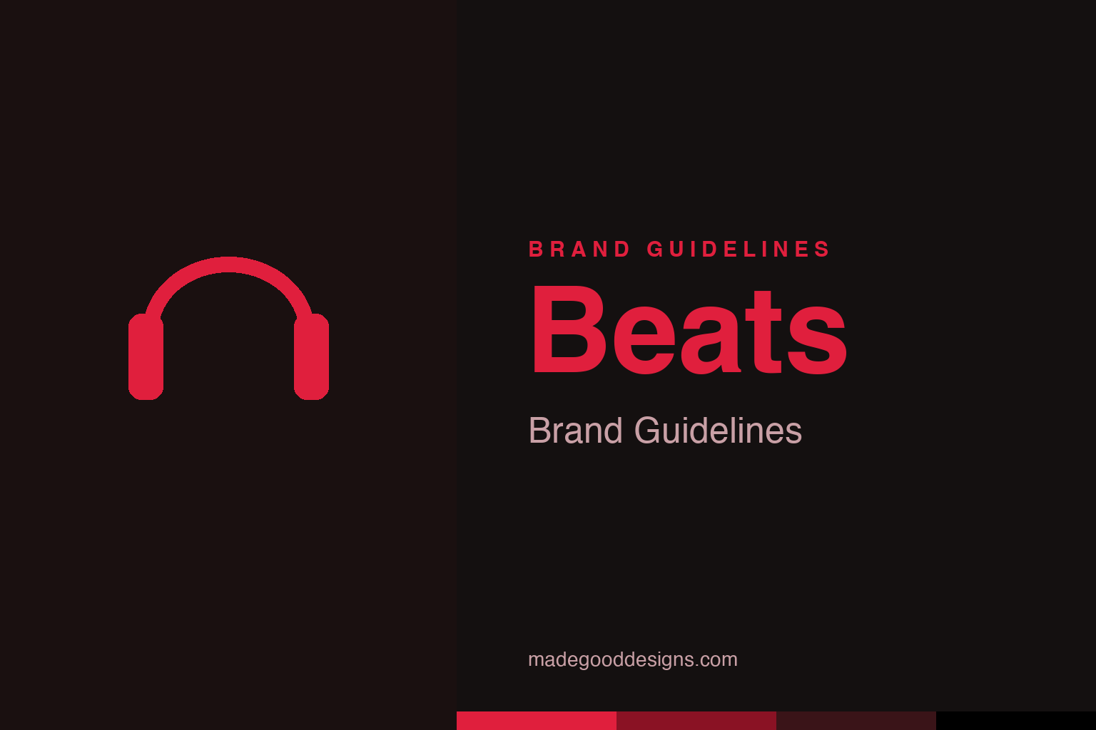 Beats Brand Guidelines: The b in a Circle