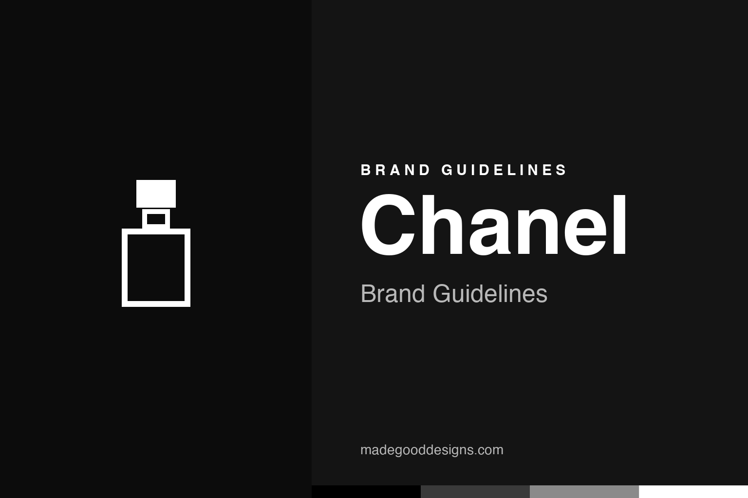 An abstract perfume bottle — a trademark-safe homage to Chanel No. 5