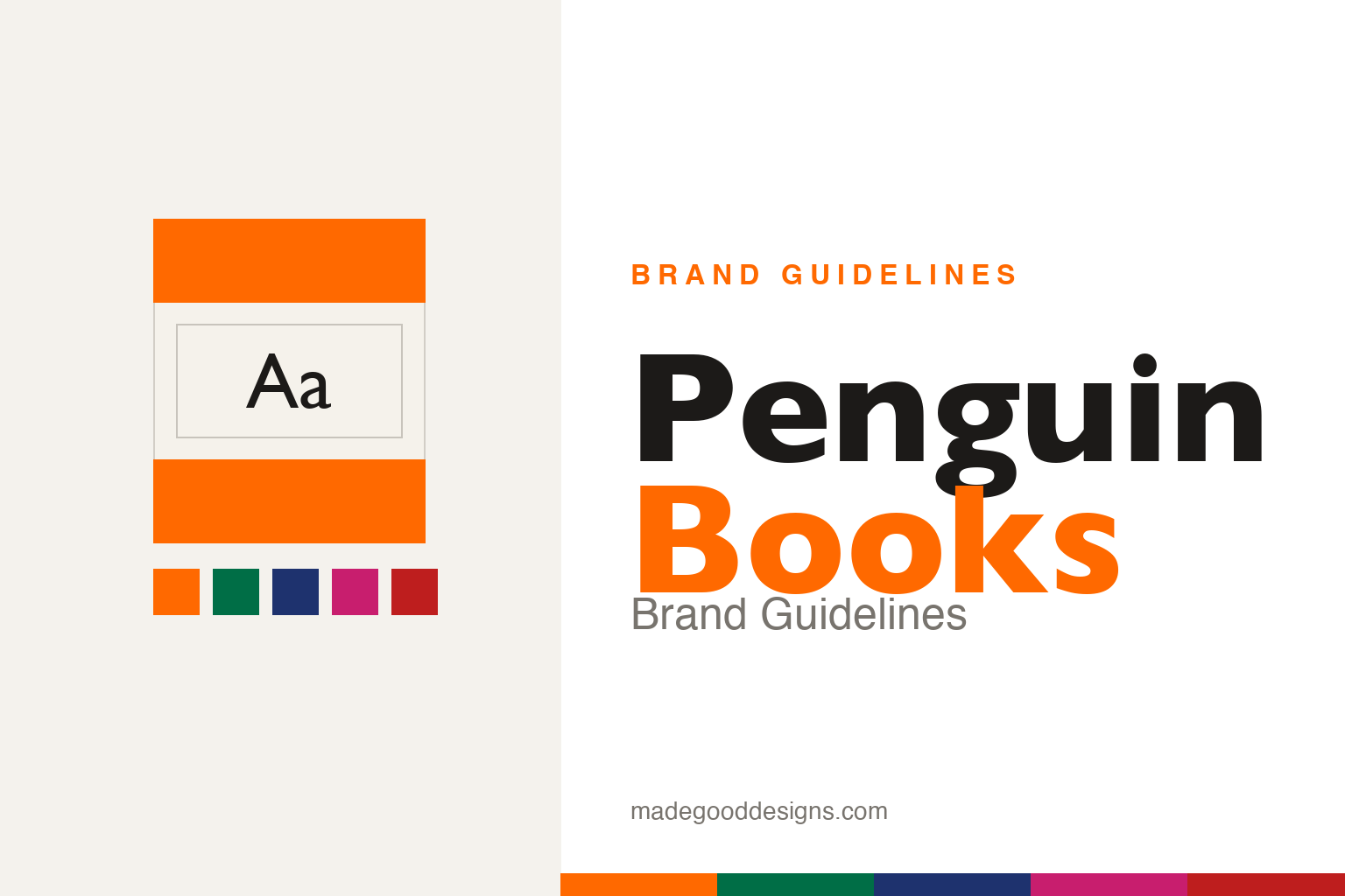 Penguin Books Brand Guidelines: The Tri-Band Grid
