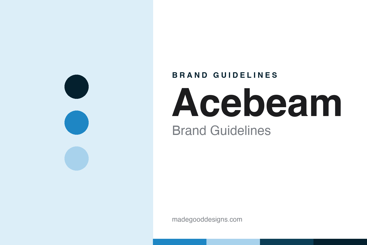 Acebeam brand guidelines — abstract colour discs and material texture (original homage; not a Acebeam product or logo)