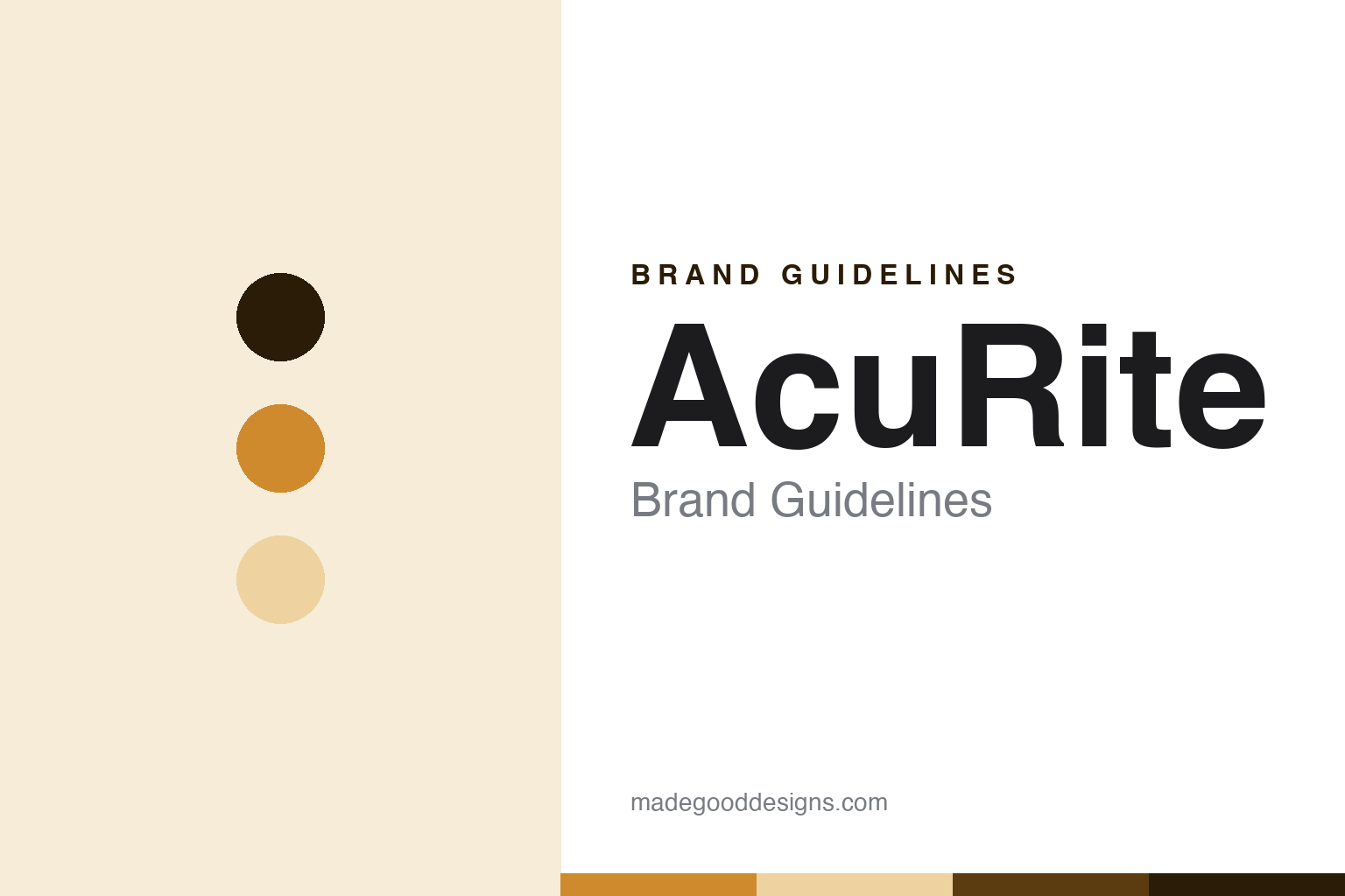 AcuRite Brand Guidelines: The Color-Display Forecast