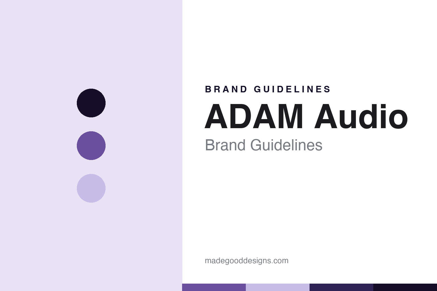 ADAM Audio Brand Guidelines: The Ribbon-Tweeter Berlin Brand Under Focusrite
