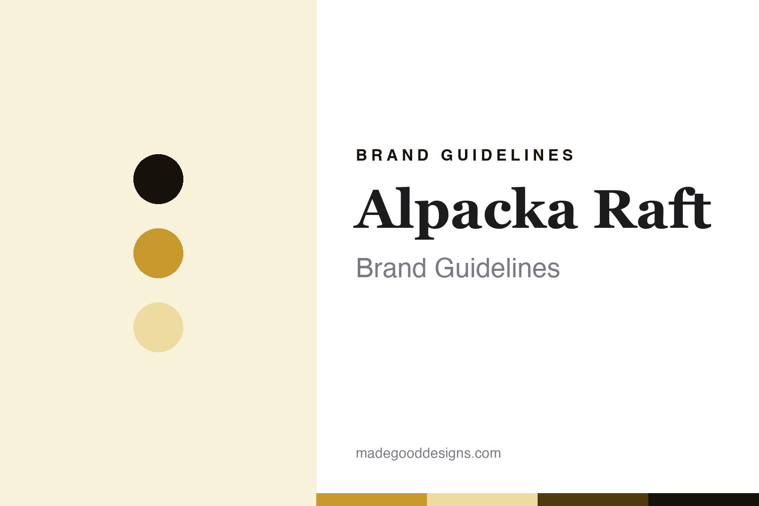 Alpacka Raft brand guidelines cover - abstract alpine amber discs and packraft-nylon texture homage, no packraft or logo