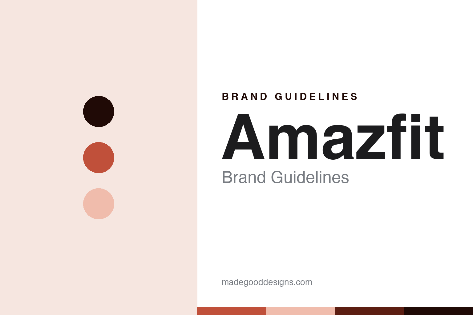 Amazfit brand guidelines — abstract colour discs and material texture (original homage; not a Amazfit product or logo)