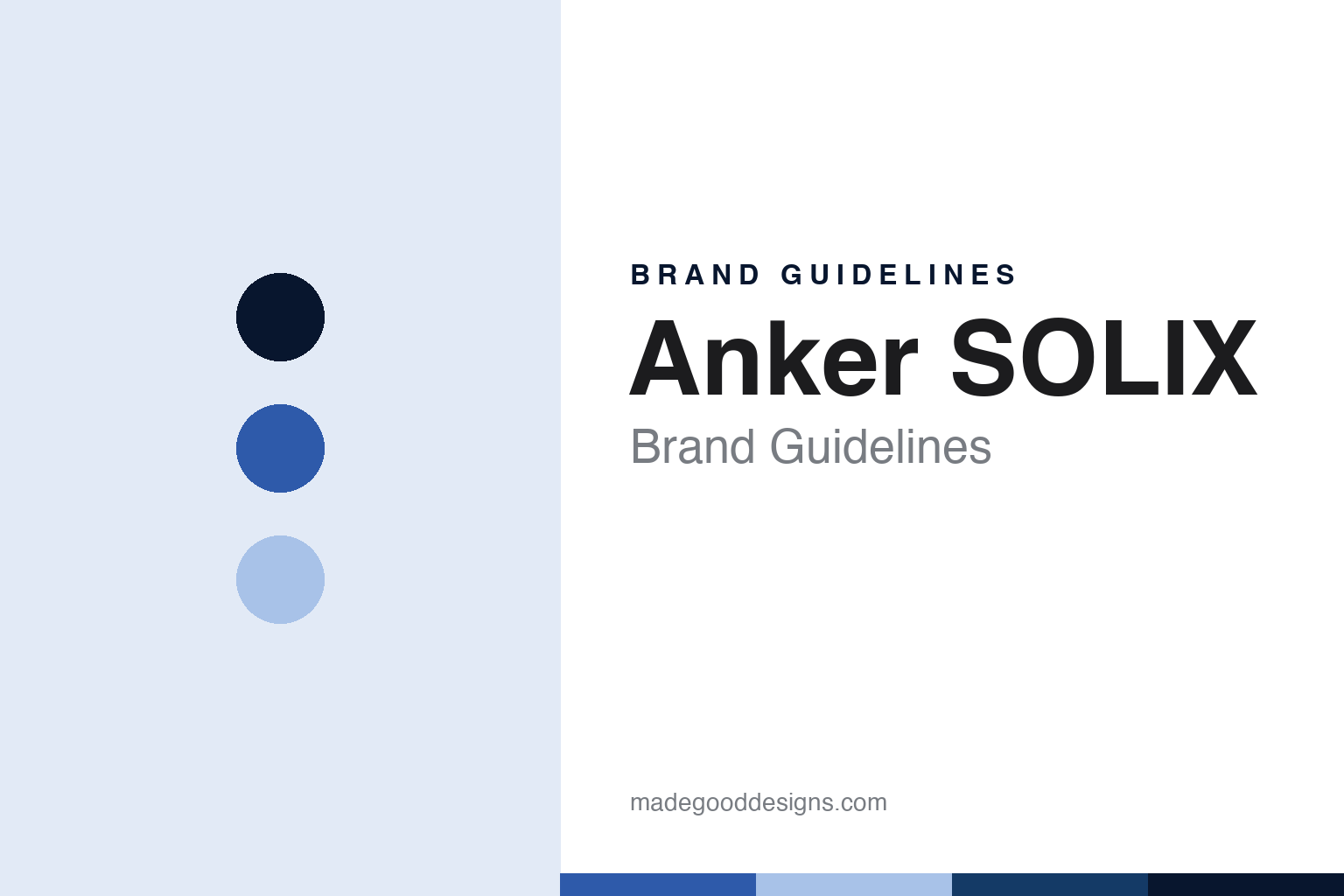 Anker SOLIX brand guidelines — abstract colour discs and material texture (original homage; not a Anker SOLIX product or logo)