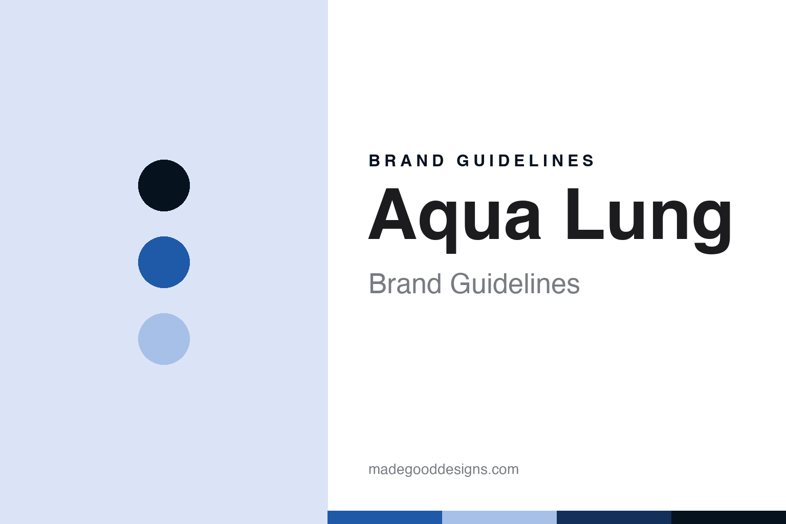 Aqua Lung brand guidelines — abstract colour discs and material texture (original homage; not a Aqua Lung product or logo)
