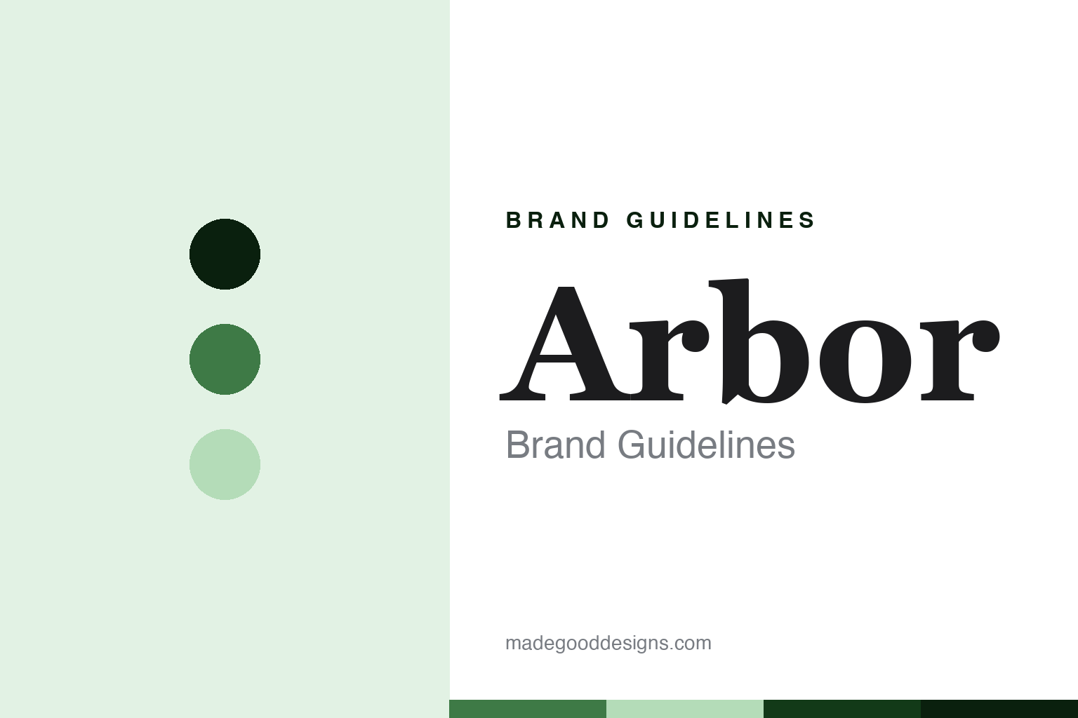 Arbor brand guidelines — abstract colour discs and material texture (original homage; not a Arbor product or logo)