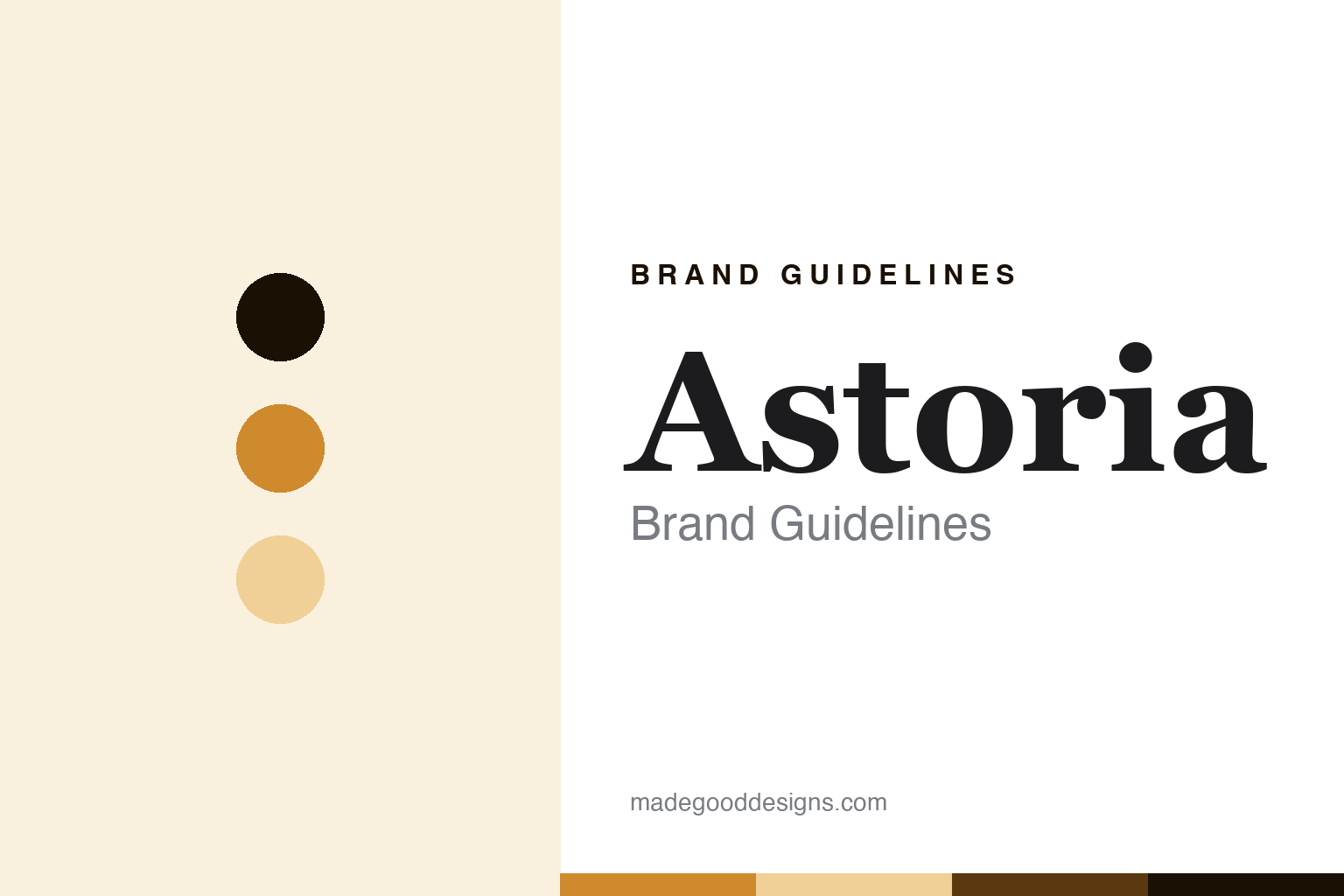 Astoria Brand Guidelines: The Single-Factory Espresso Brand