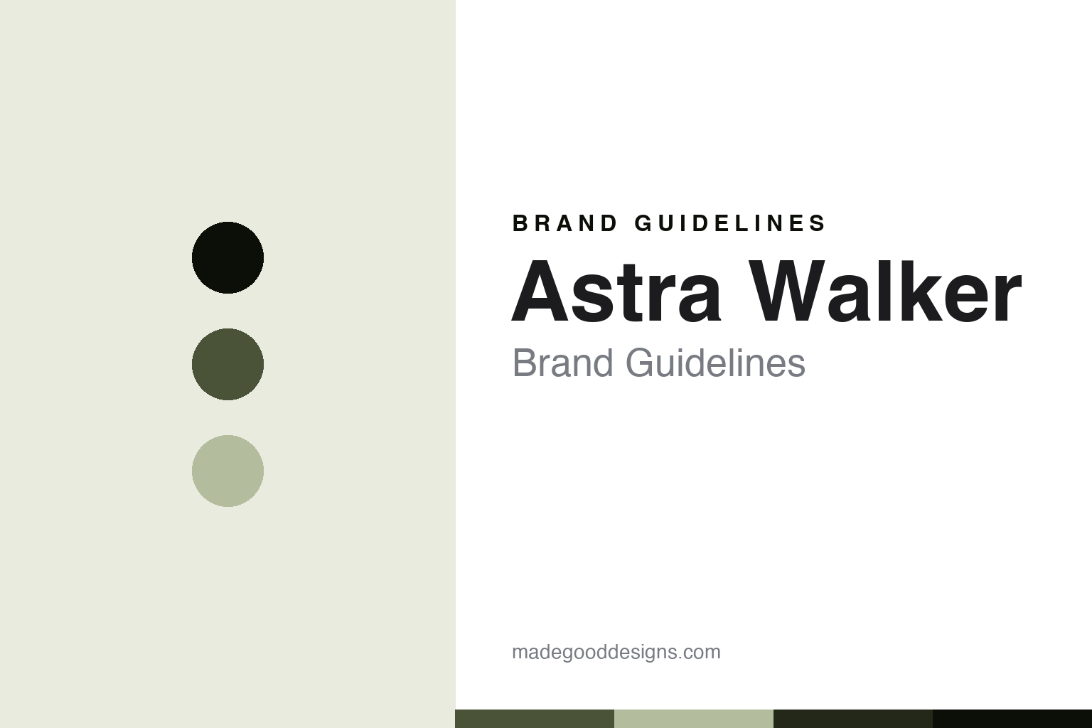 Astra Walker brand guidelines — abstract machined-metal homage cover (editorial, unofficial)