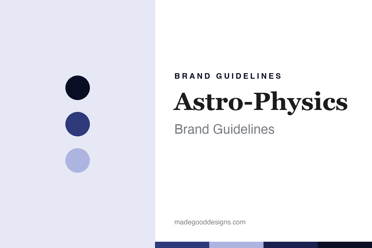 Astro-Physics brand guidelines — abstract Starfire-navy colour discs and machined-alloy texture (original homage; not an Astro-Physics product or logo)