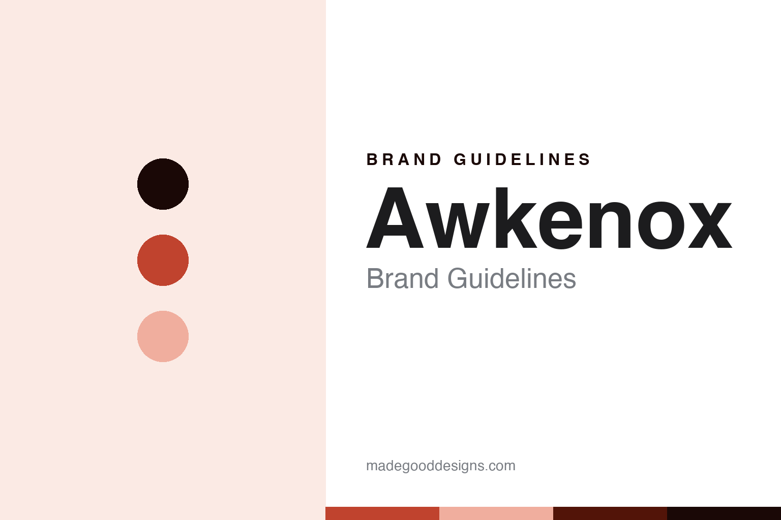 Awkenox Indian stainless flatware brand guidelines abstract homage cover