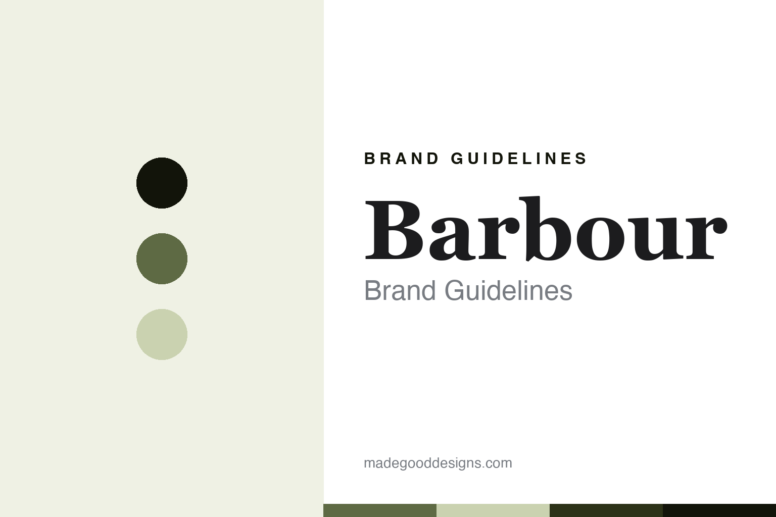 Barbour waxed cotton jacket brand guidelines abstract homage cover