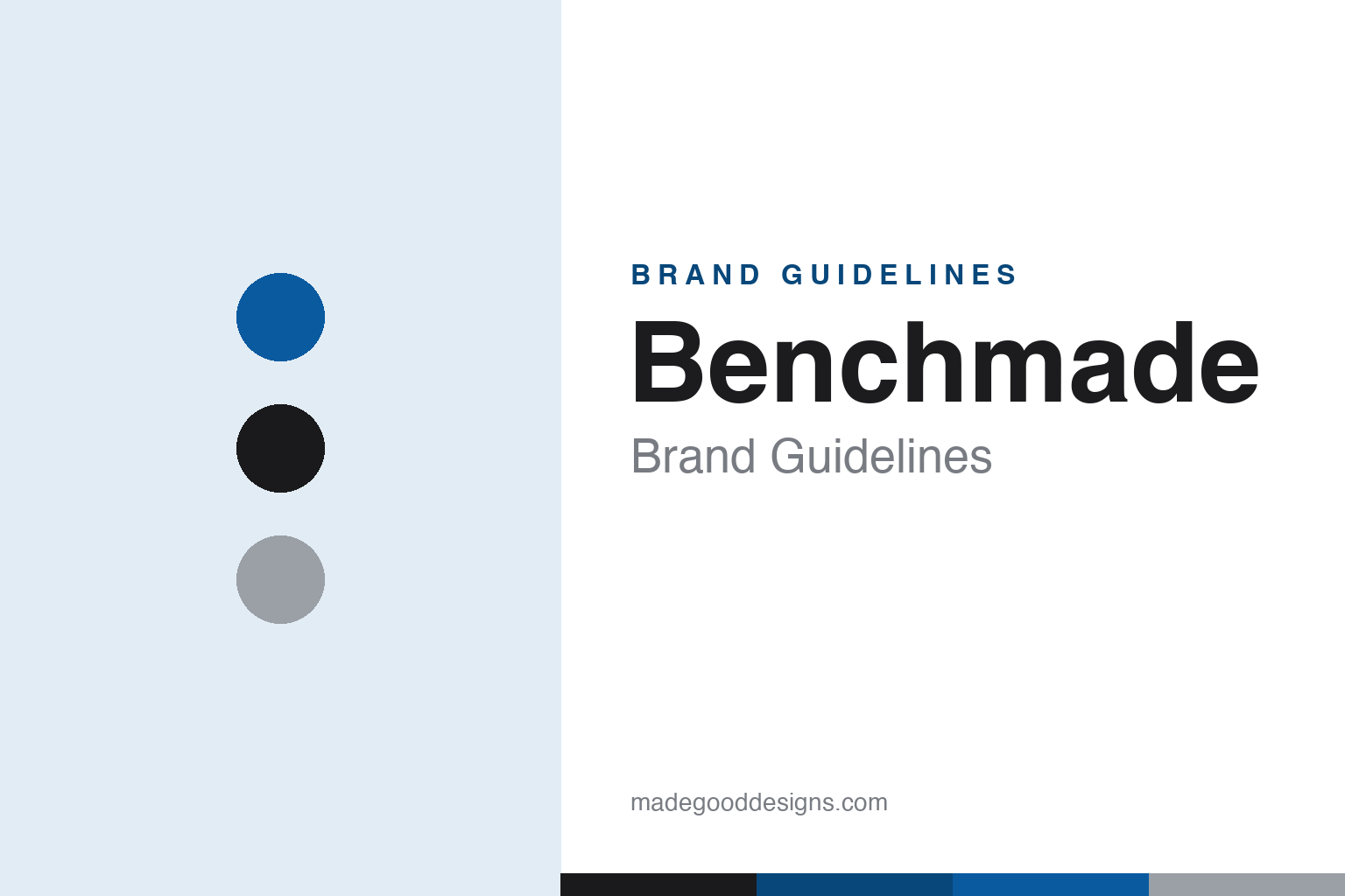 benchmade brand guidelines — abstract homage cover