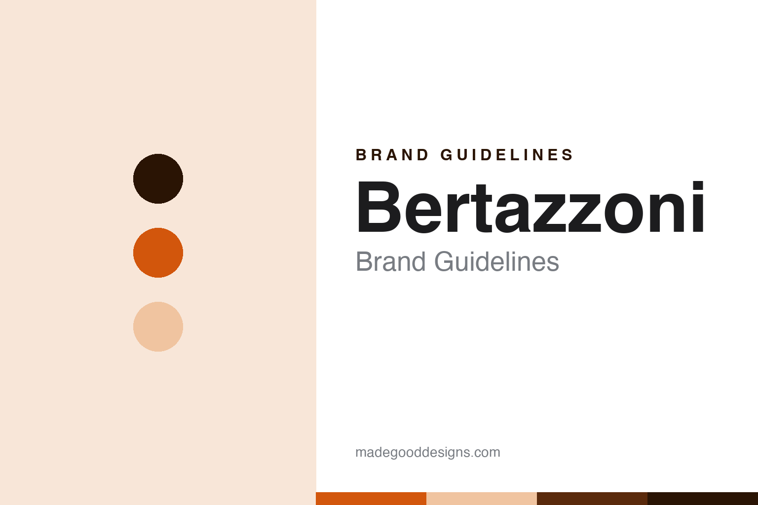 Bertazzoni Brand Guidelines: The Italian Family Independent