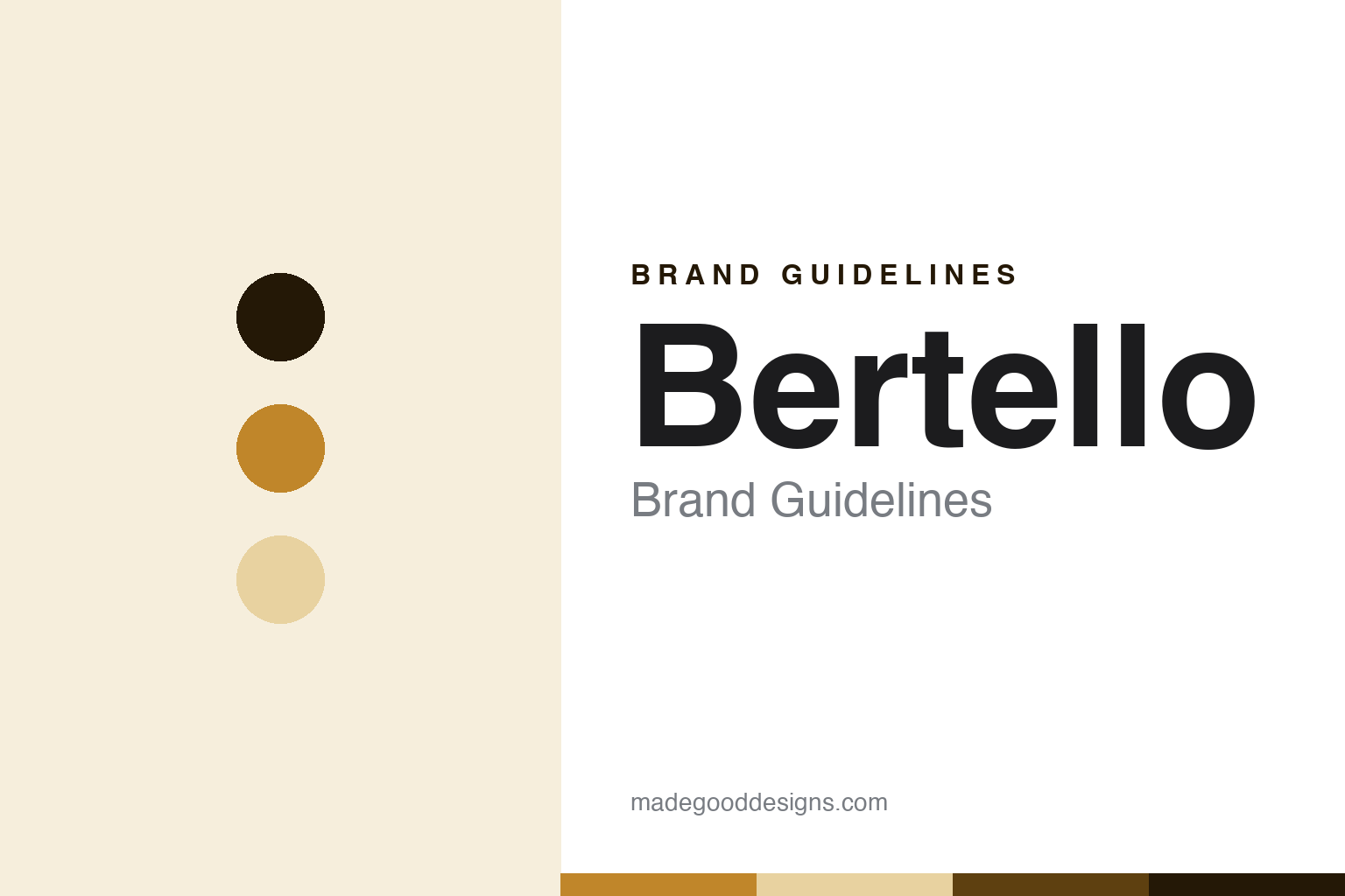 Bertello brand guidelines — abstract colour discs and material texture (original homage; not a Bertello product or logo)