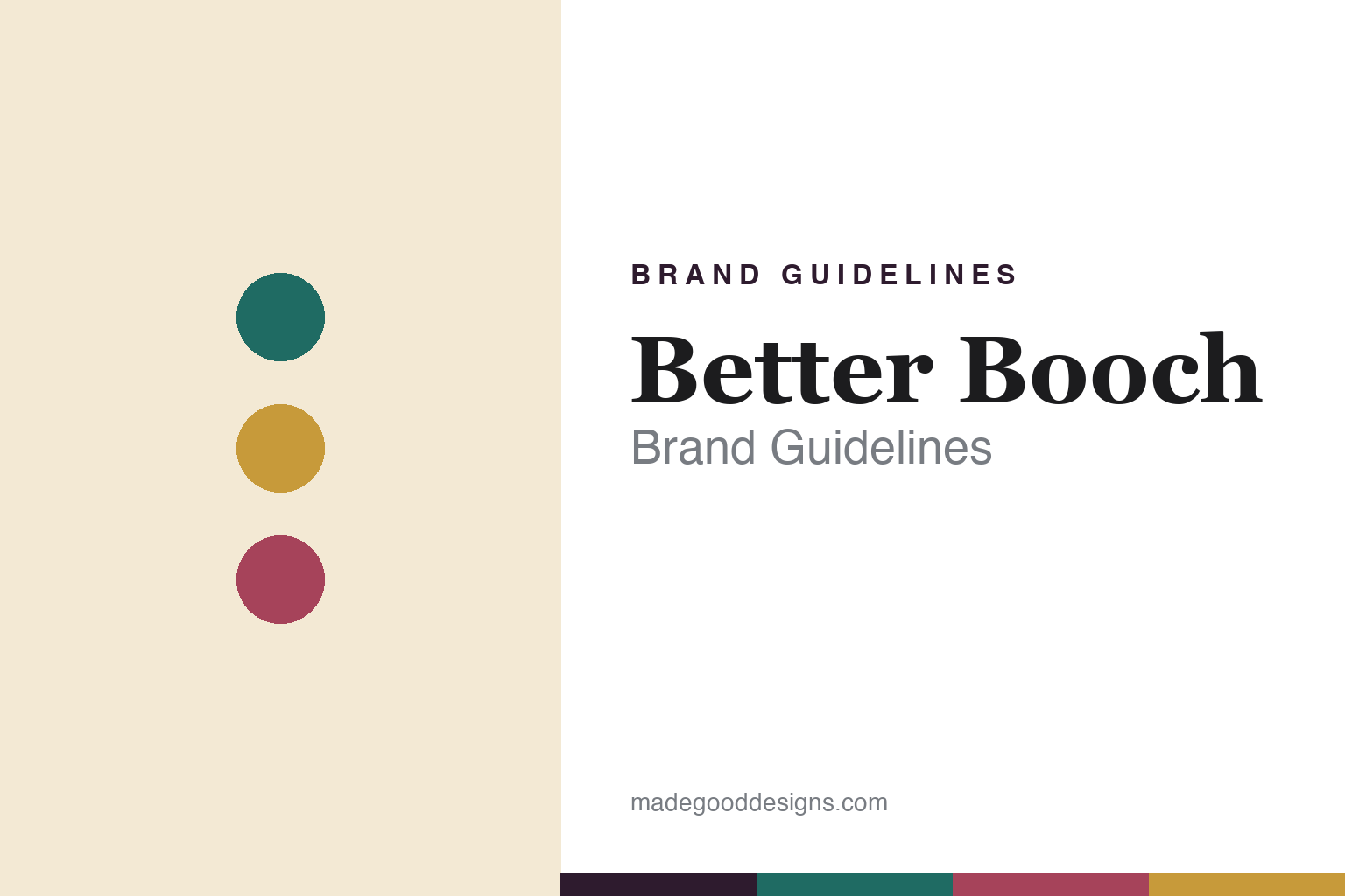 Abstract homage to Better Booch: ornate jewel-tone teal, gold and rose kombucha discs and swatches (not a Better Booch logo)