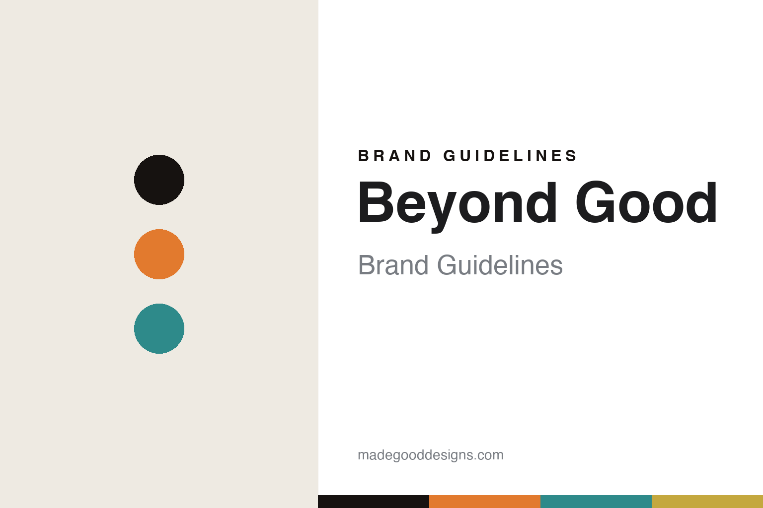 Abstract bright block-colour colour-disc homage to Beyond Good's made-at-origin chocolate identity (not the Beyond Good packaging)