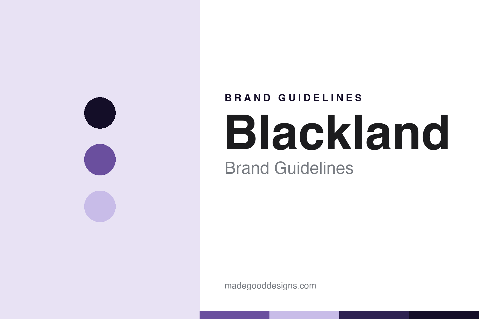 Blackland Brand Guidelines: The American Machined Razor Named for the Black Forest