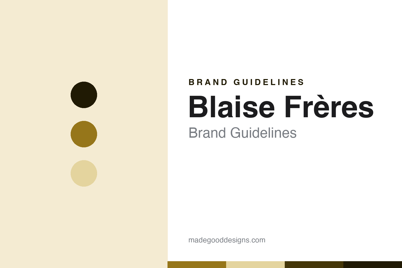 Blaise Frères Brand Guidelines: The Stamp and the Regulation Are the Same Mark