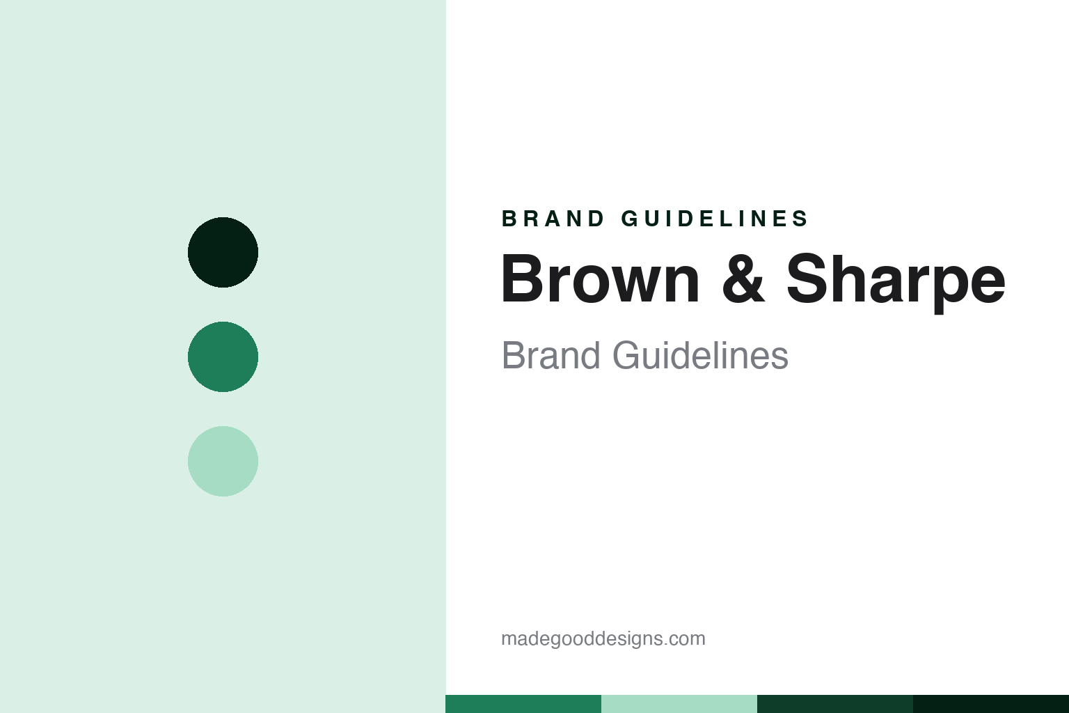Brown & Sharpe Brand Guidelines: The American Heritage Name, Now Swedish-Owned