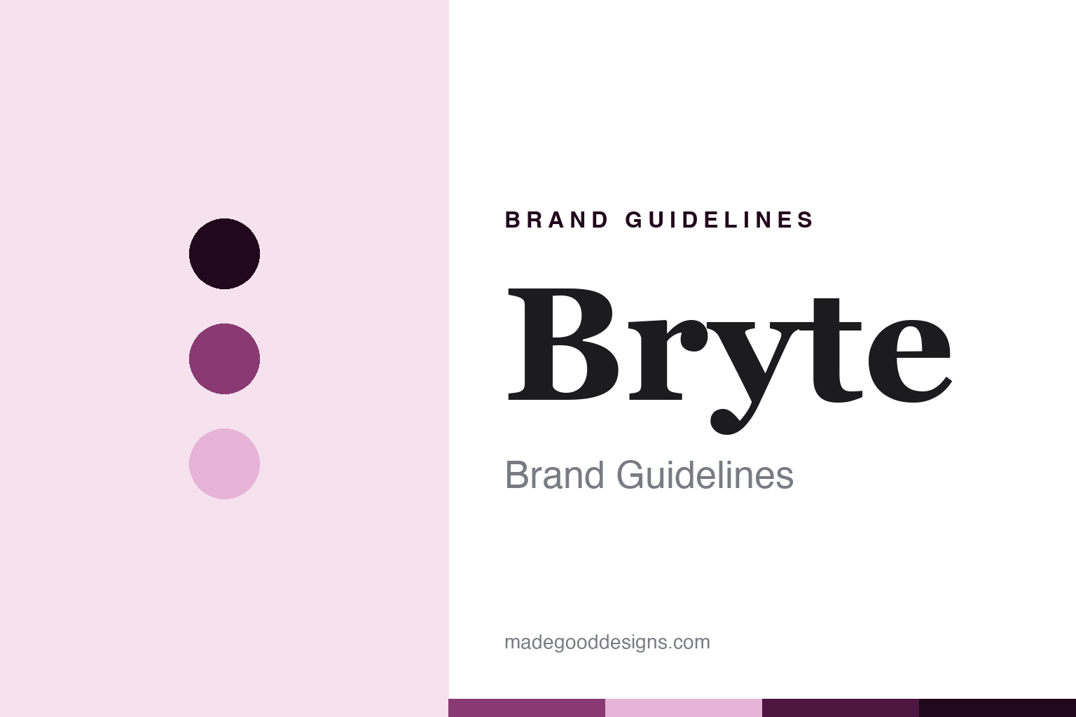 Bryte brand guidelines — abstract colour discs and material texture (original homage; not a Bryte product or logo)