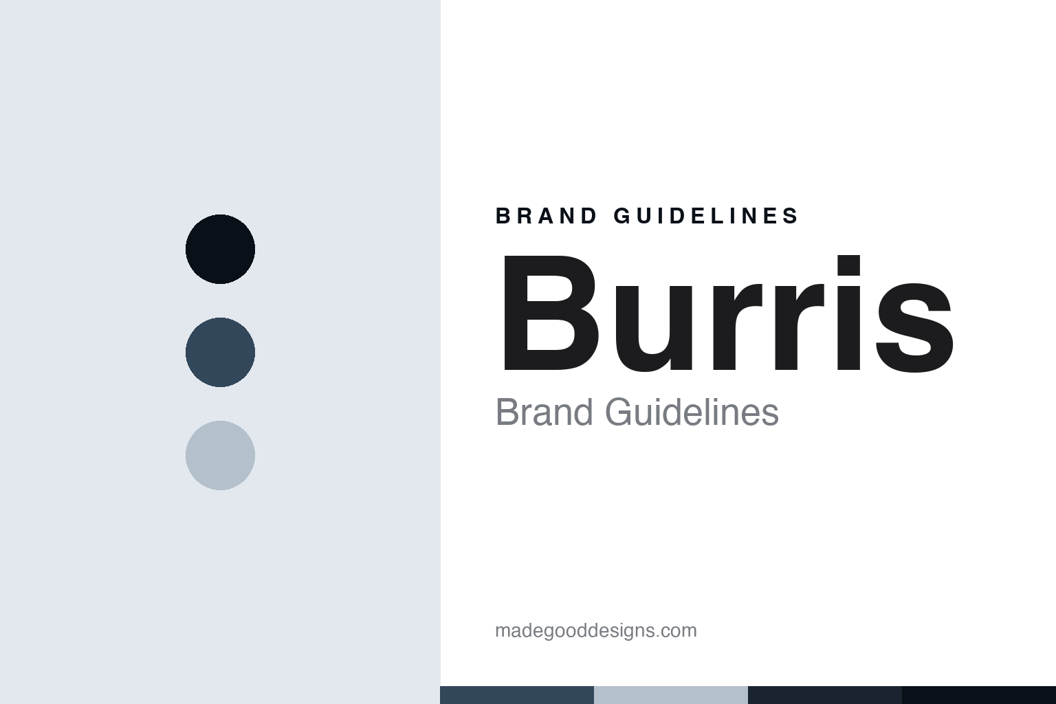 Burris brand guidelines — abstract colour discs and material texture (original homage; not a Burris product or logo)
