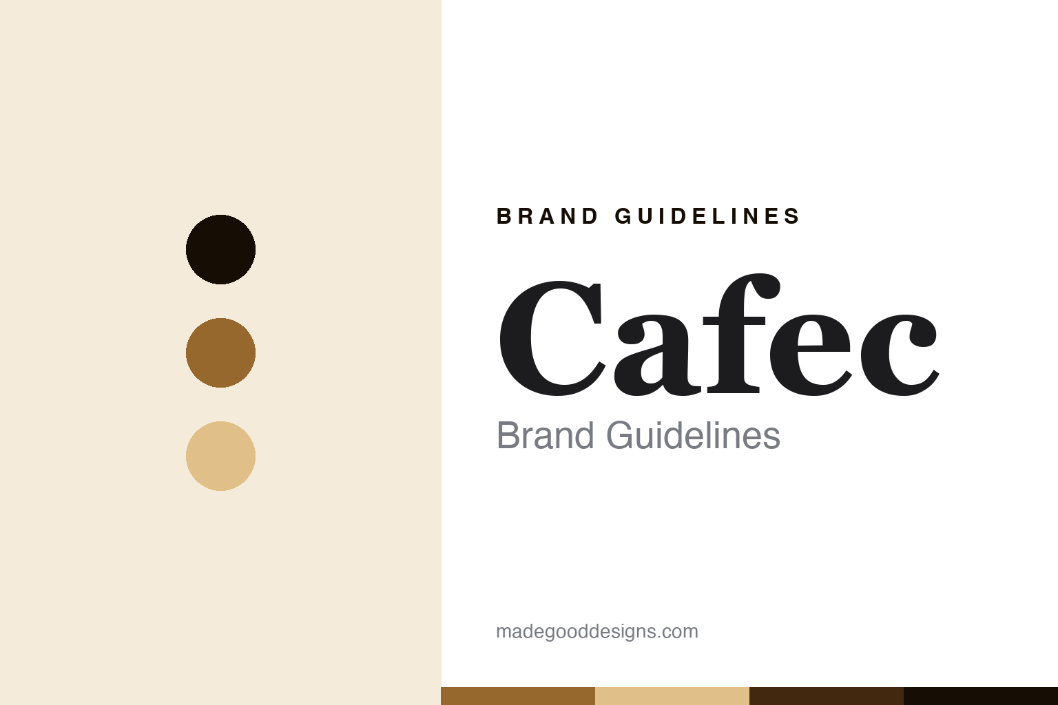 Cafec brand guidelines — abstract homage cover in ochre, ink and wheat; not a Cafec product or logo