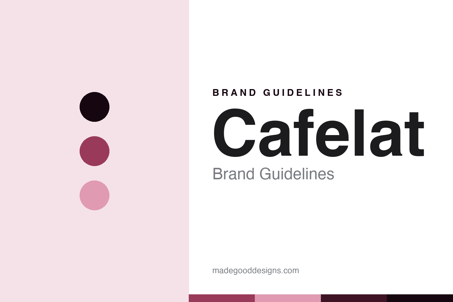 Cafelat Brand Guidelines: Coffee, By Hand