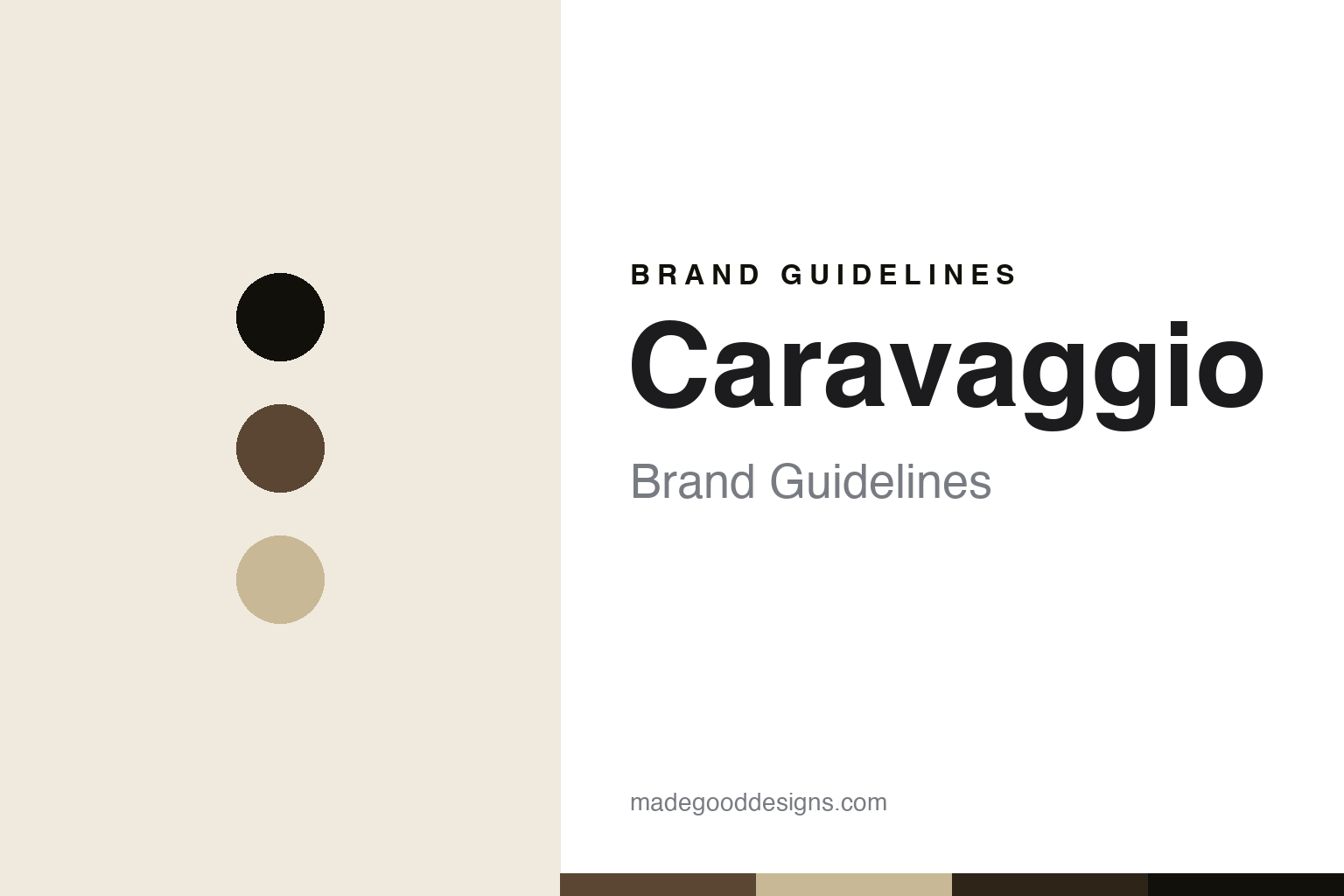 Caravaggio Brand Guidelines: The House-Brand Linen That Names Its Mill