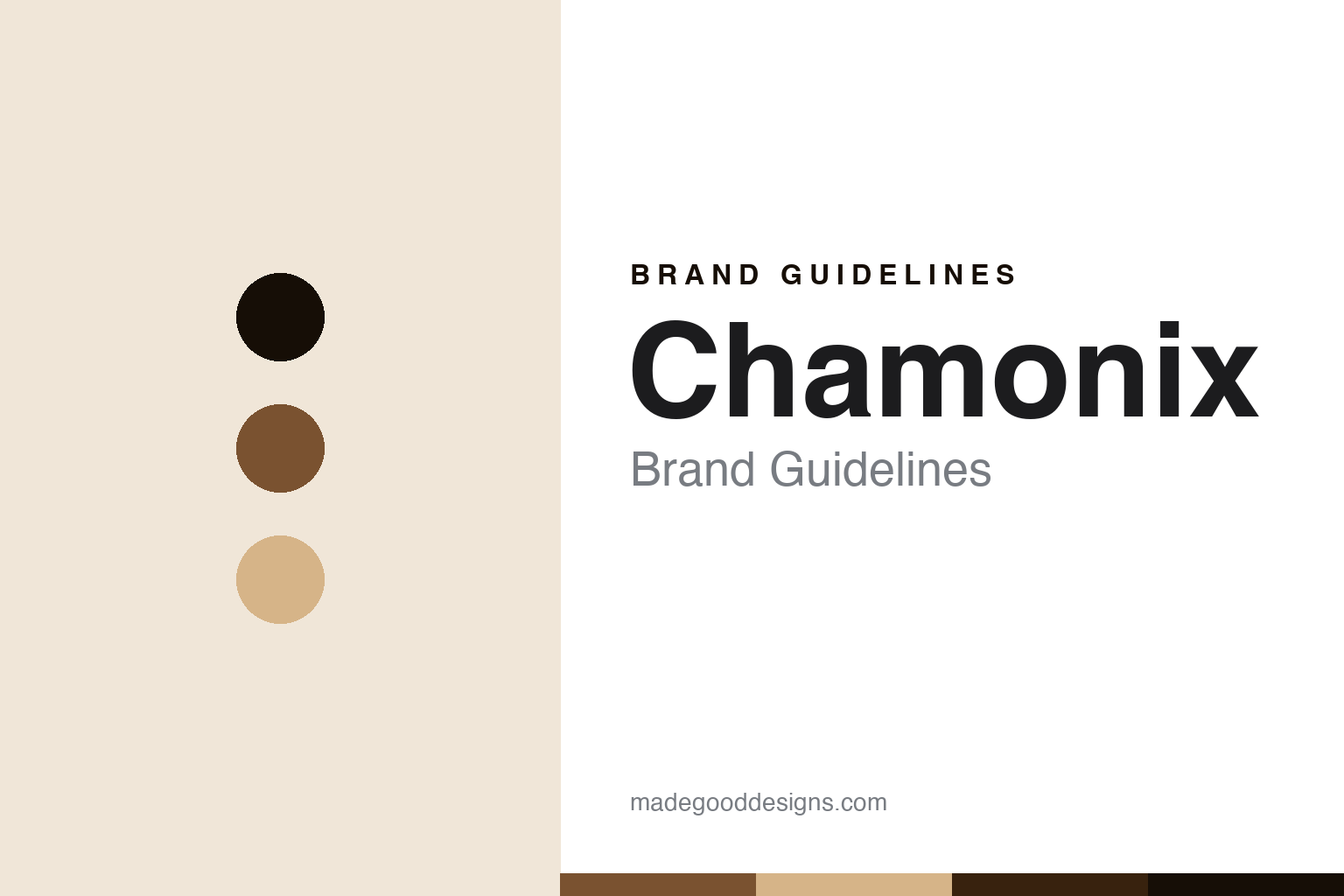 Chamonix Brand Guidelines: Handcrafted in China