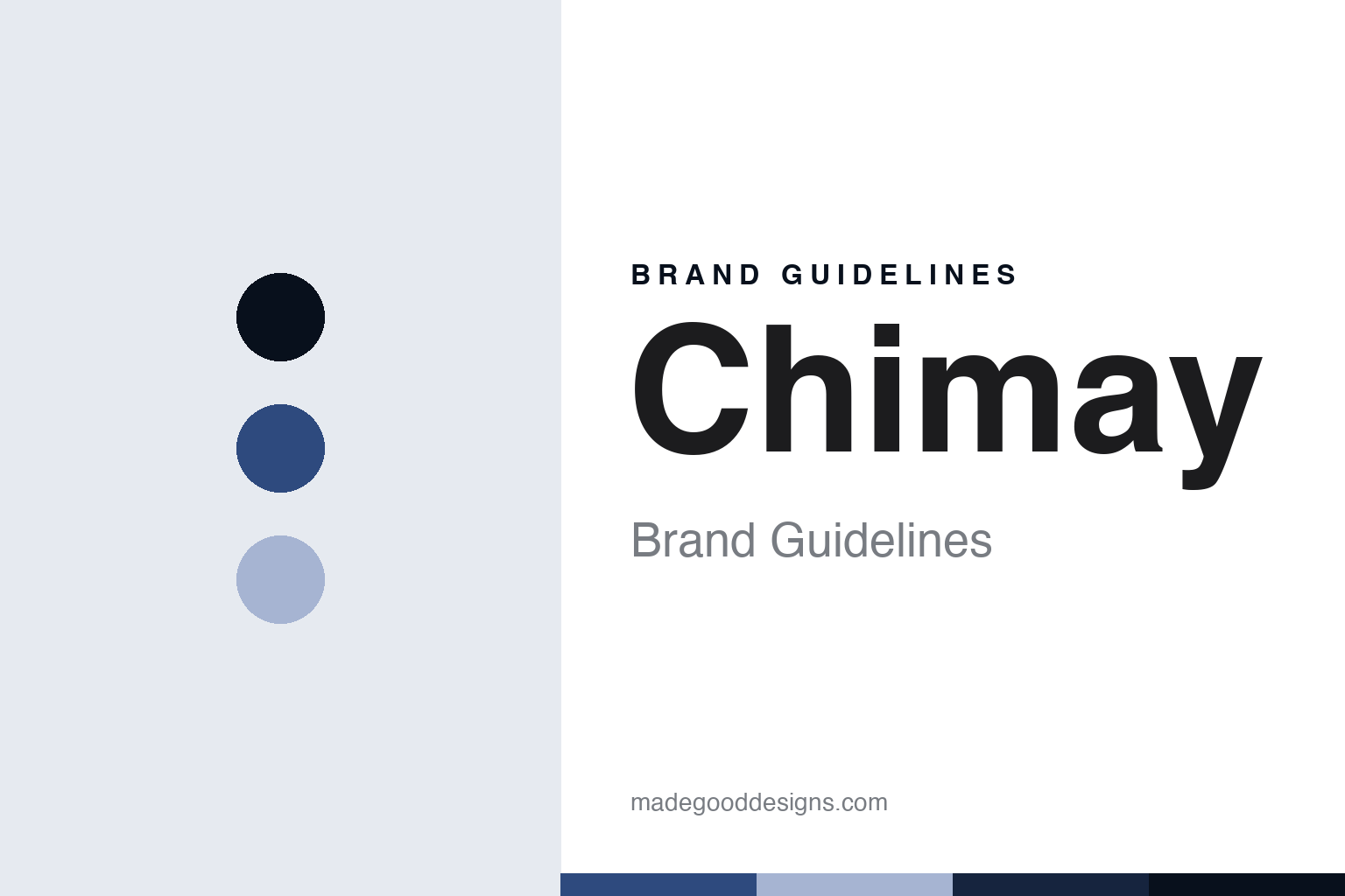 Chimay brand guidelines — abstract Trappist-blue palette and Trappist-sans homage (not a Chimay asset)