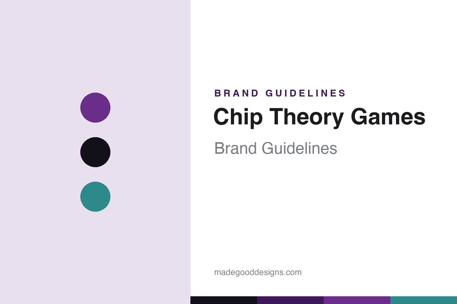 Chip Theory Games Brand Guidelines: Poker Chips, Neoprene & Too Many Bones
