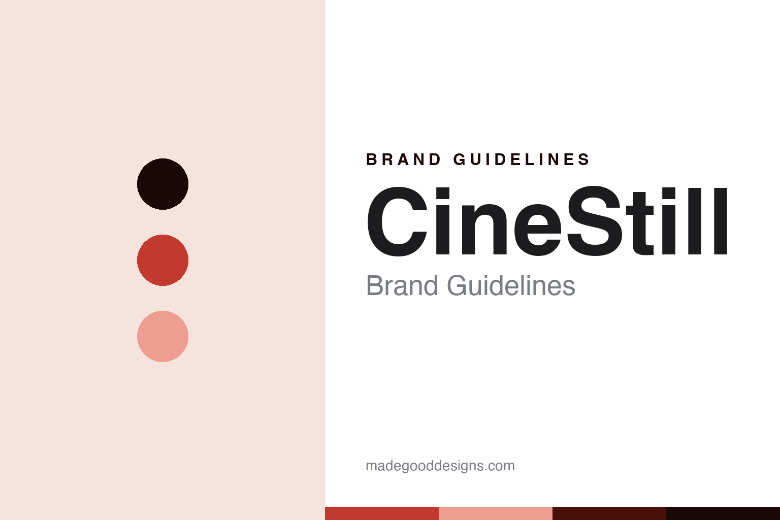 CineStill Brand Guidelines: It Converts Cine Film