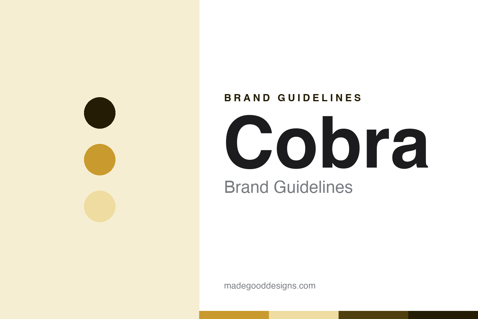 Cobra brand guidelines — abstract colour discs and material texture (original homage; not a Cobra product or logo)