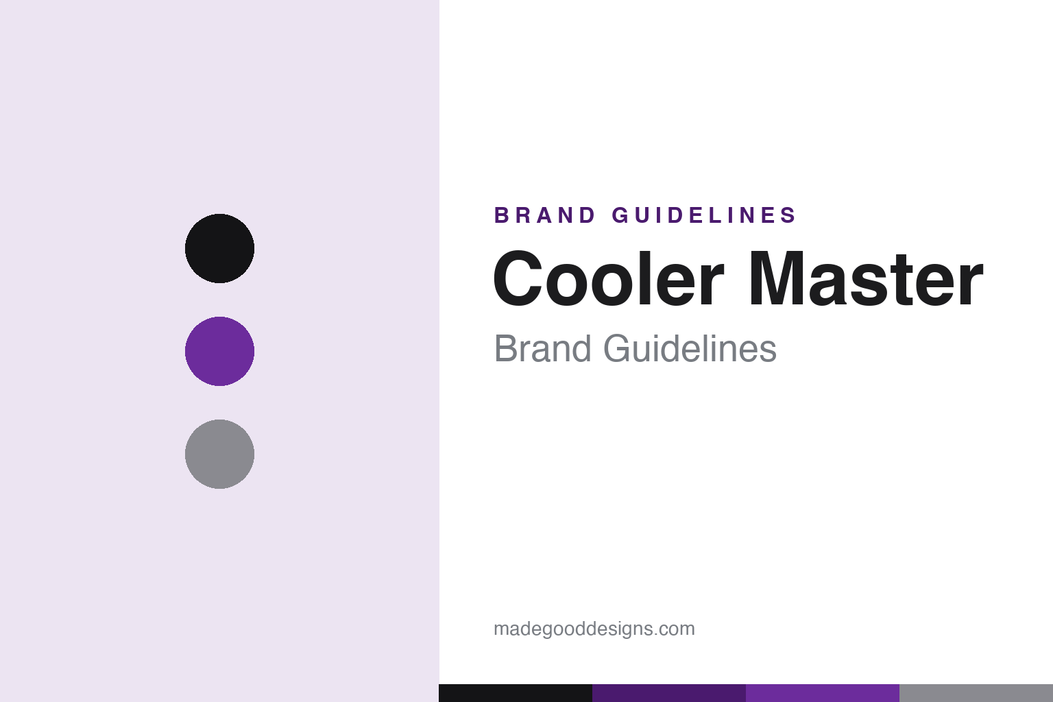 Cooler Master Brand Guidelines: The Hexagon, High Air Flow & the Purple