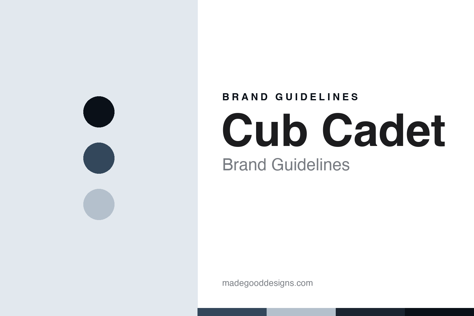 Cub Cadet Brand Guidelines: The IH Tractor Line Now Under Stanley Black & Decker