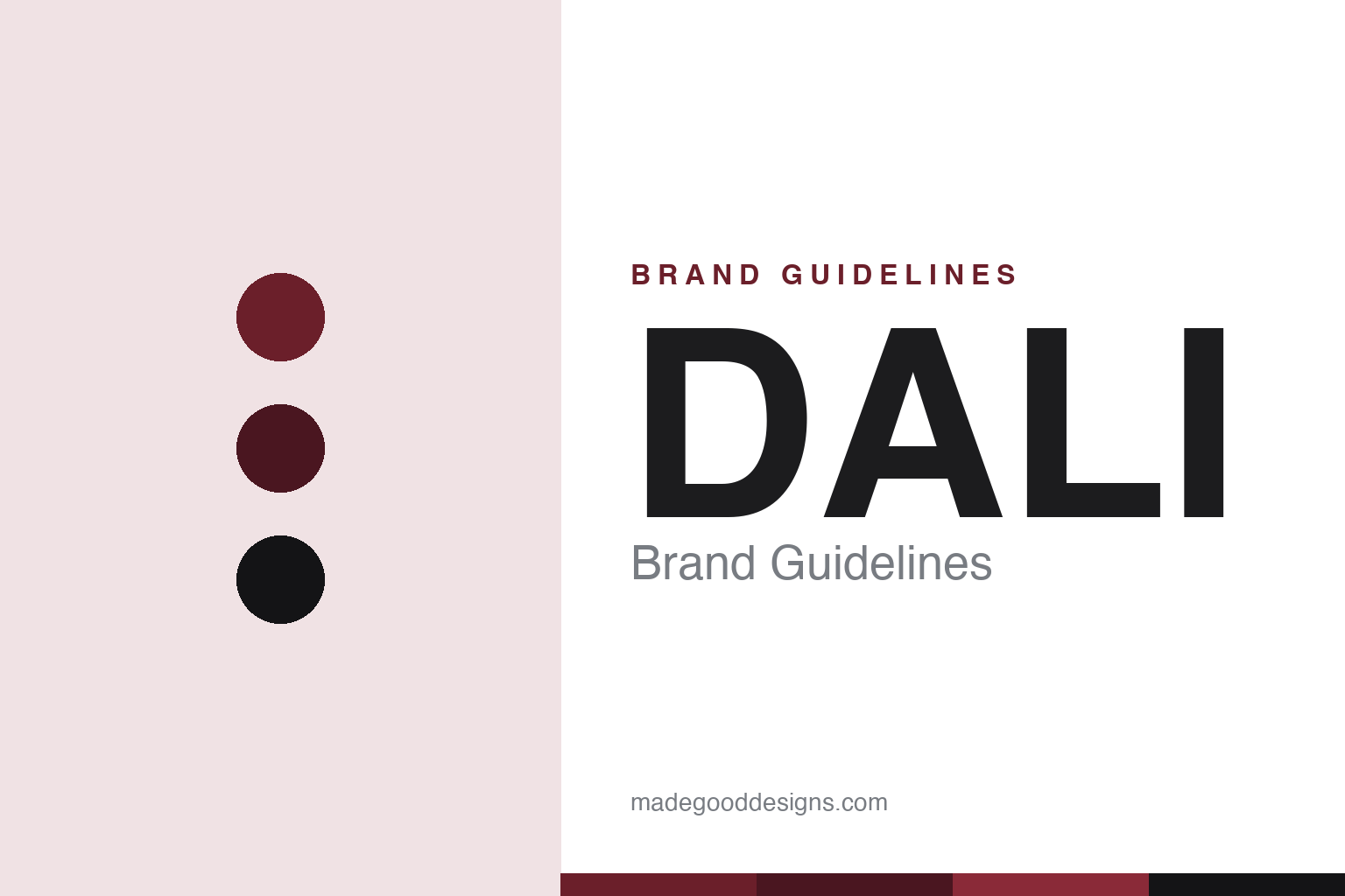 dali brand guidelines abstract homage cover