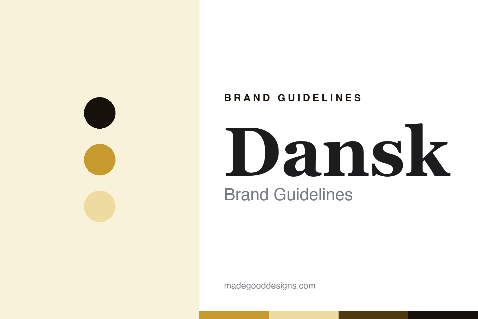 Dansk Kobenstyle enamel brand guidelines abstract homage cover