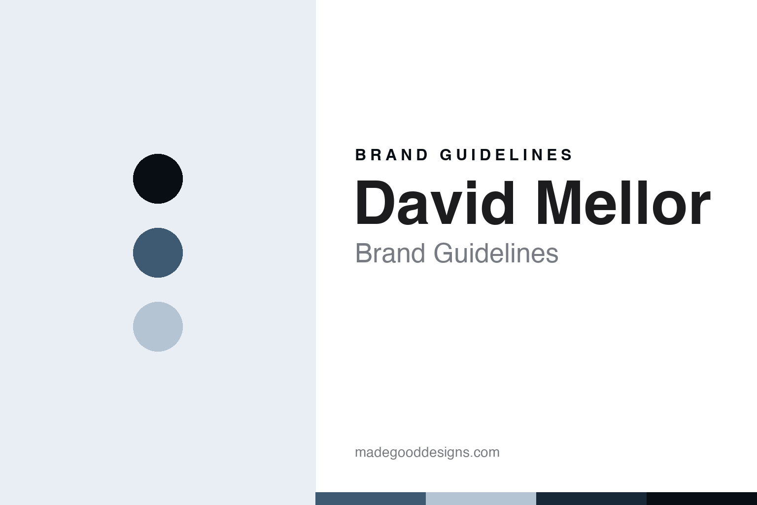 David Mellor Sheffield cutlery brand guidelines abstract homage cover