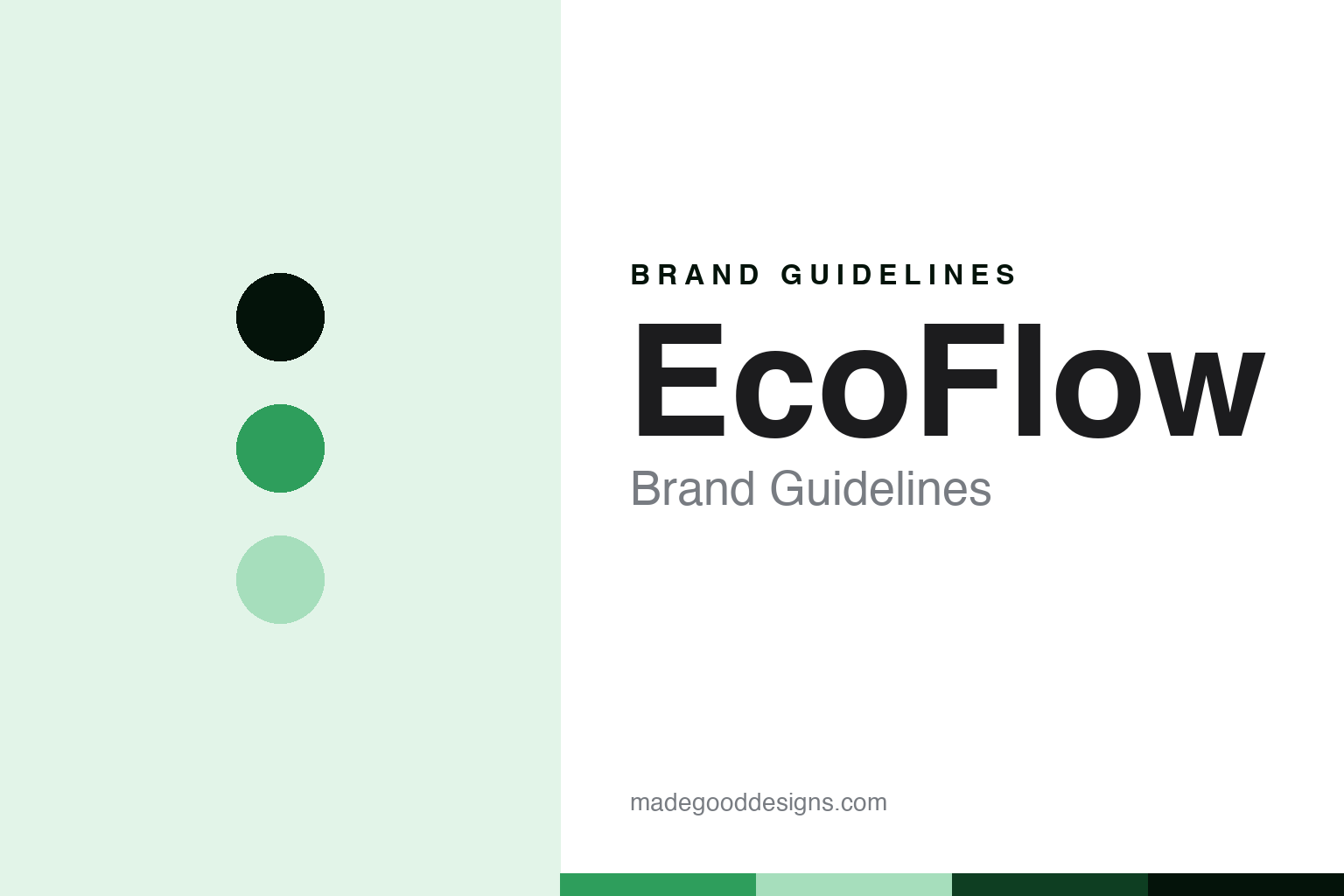 EcoFlow brand guidelines abstract homage cover