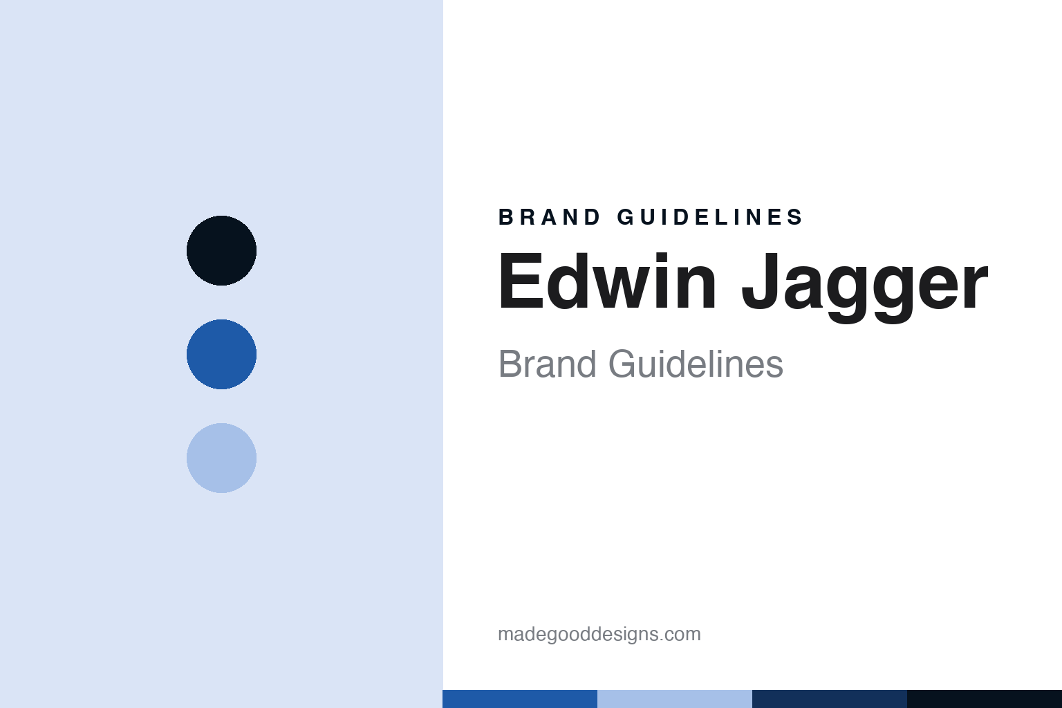 Edwin Jagger Brand Guidelines: The Sheffield Razor Made in the Steel City
