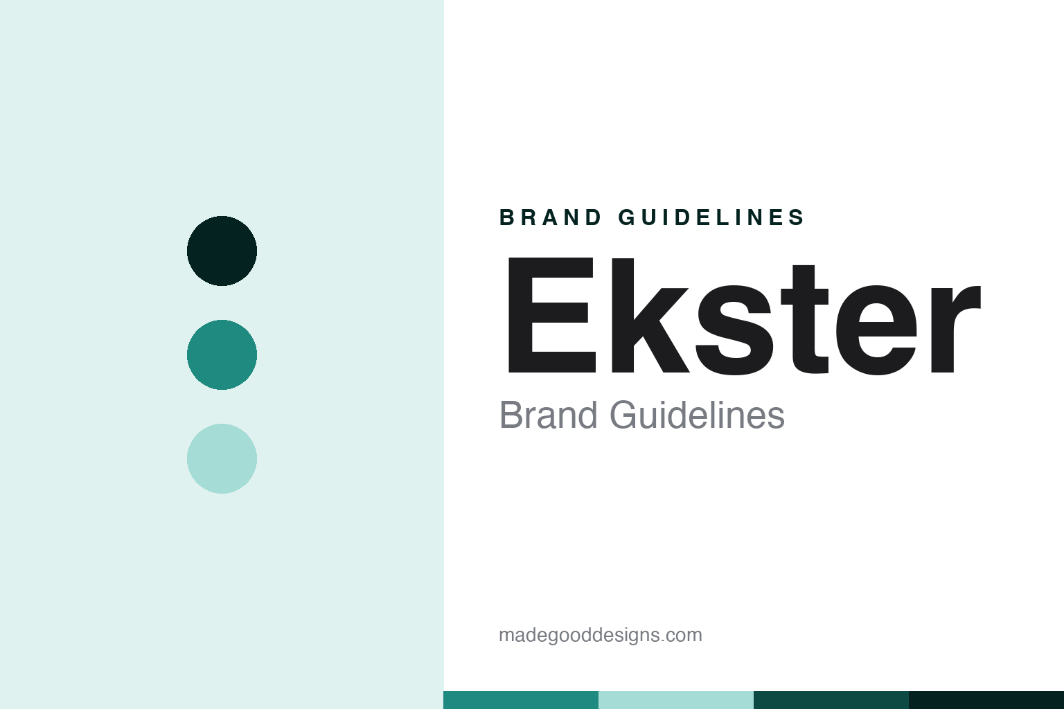 Ekster Brand Guidelines: The Designed-in-Amsterdam Smart Wallet