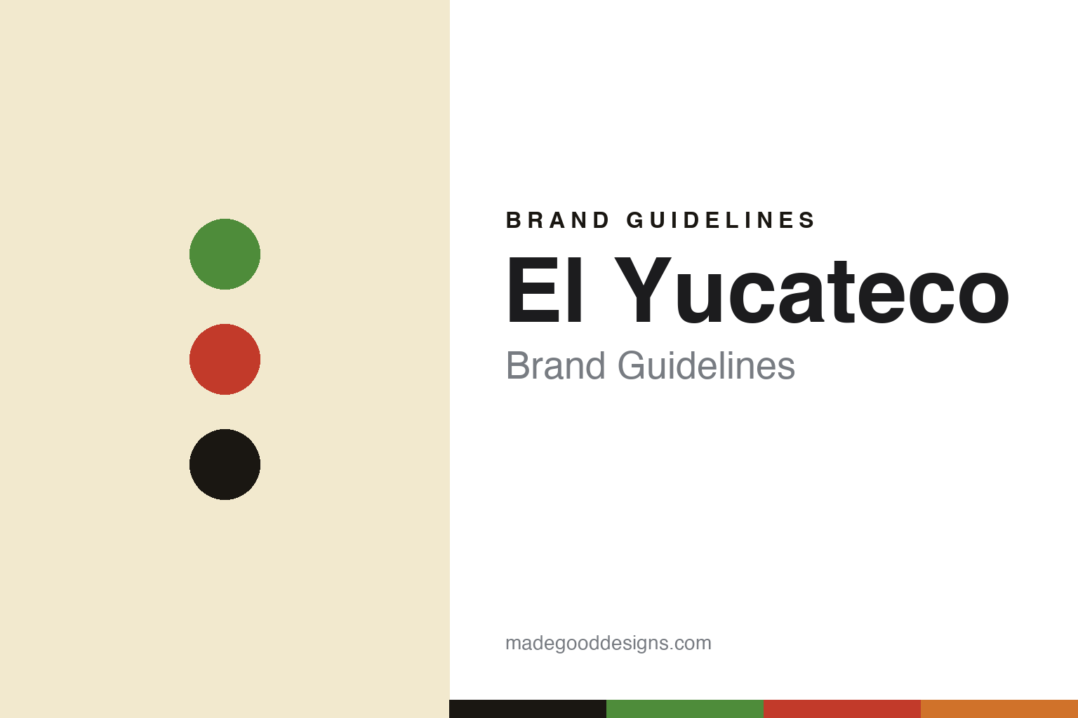 Abstract homage to El Yucateco: habanero green, red and black hot-sauce discs and swatches (not an El Yucateco logo or label)