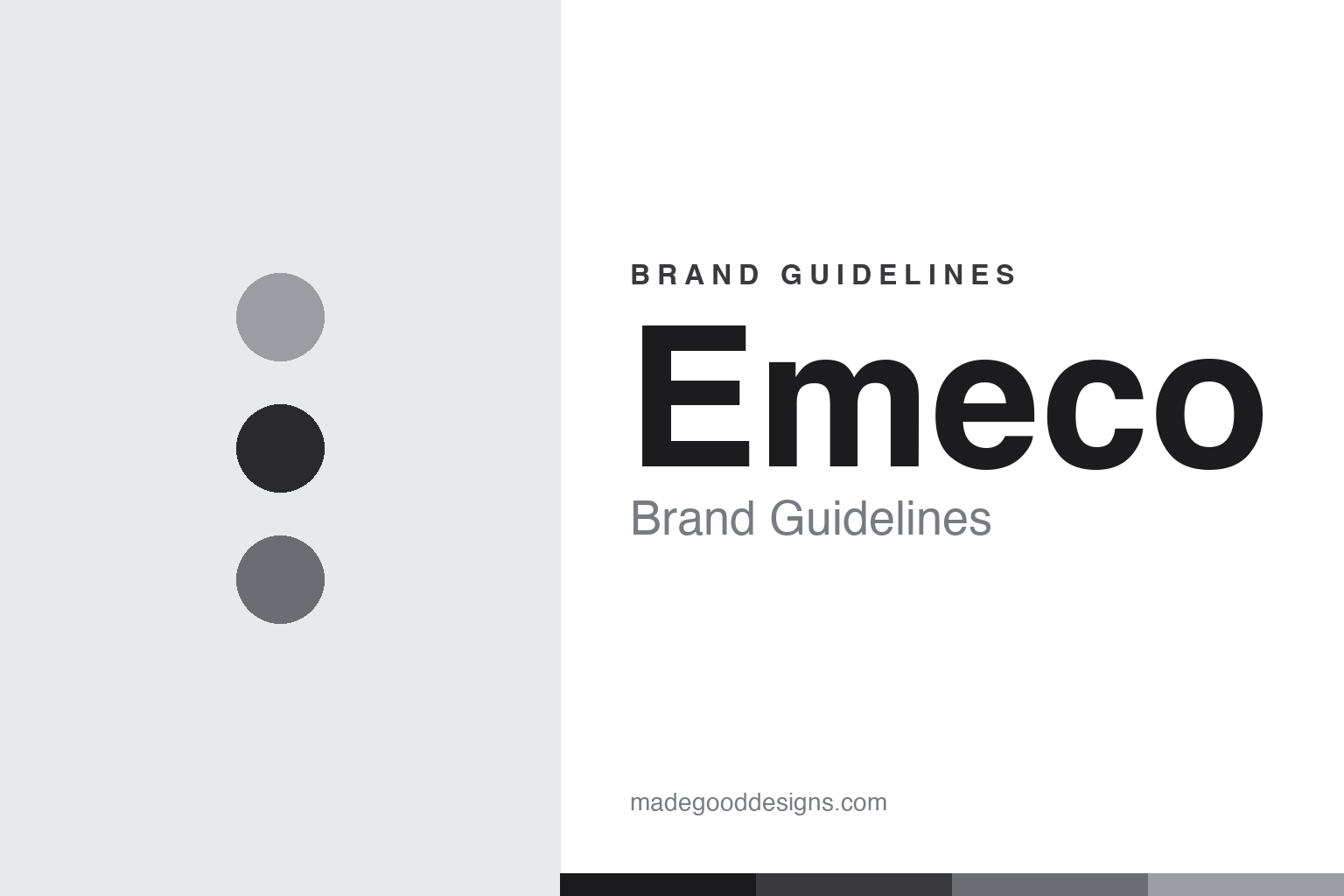 emeco brand guidelines — abstract homage cover