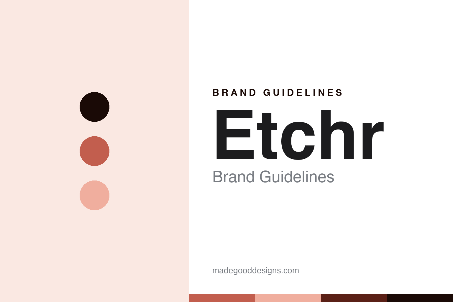 Etchr Brand Guidelines: The Independent Australian Watercolour-Sketchbook Brand