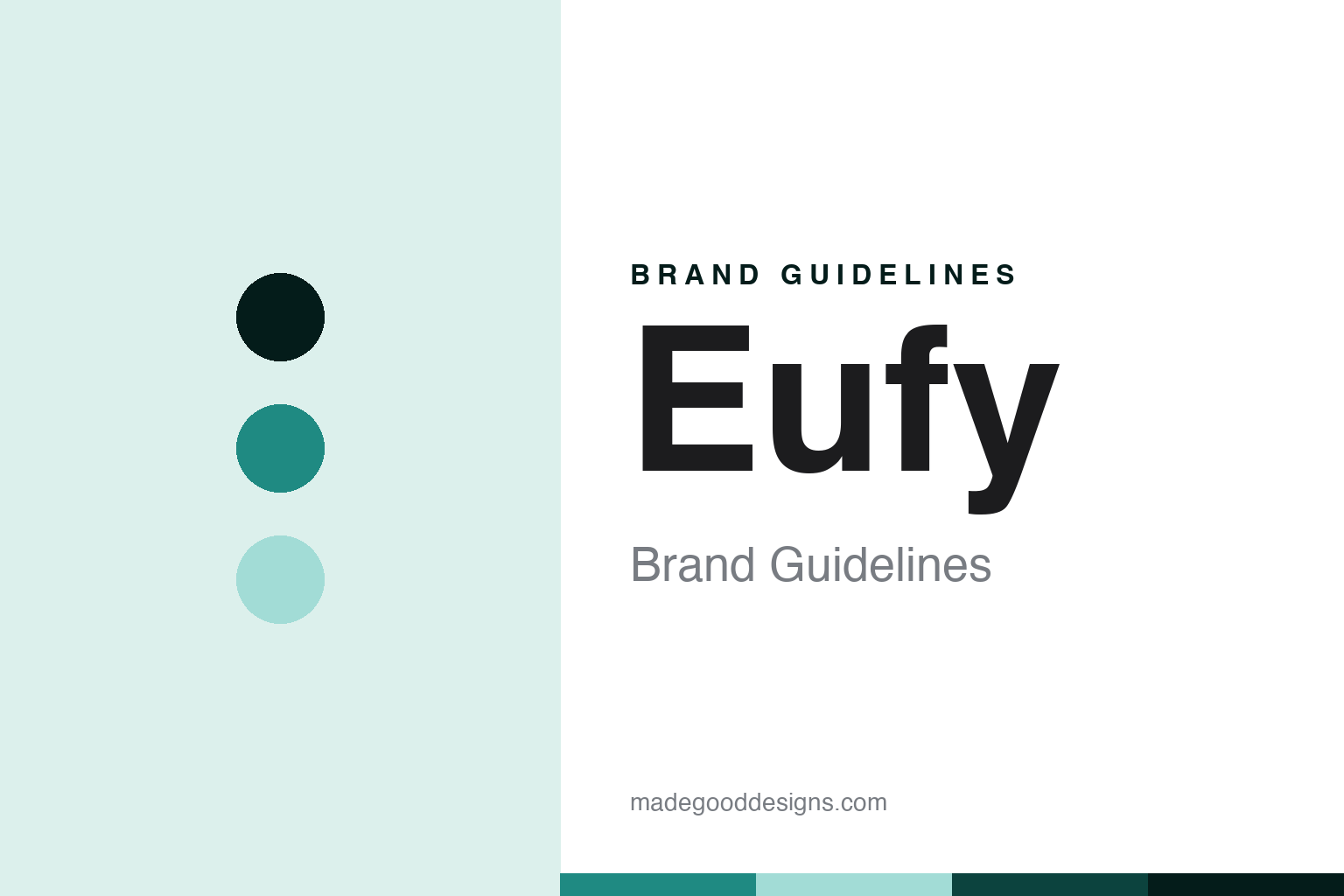 Eufy brand guidelines — abstract colour discs and material texture (original homage; not a Eufy product or logo)