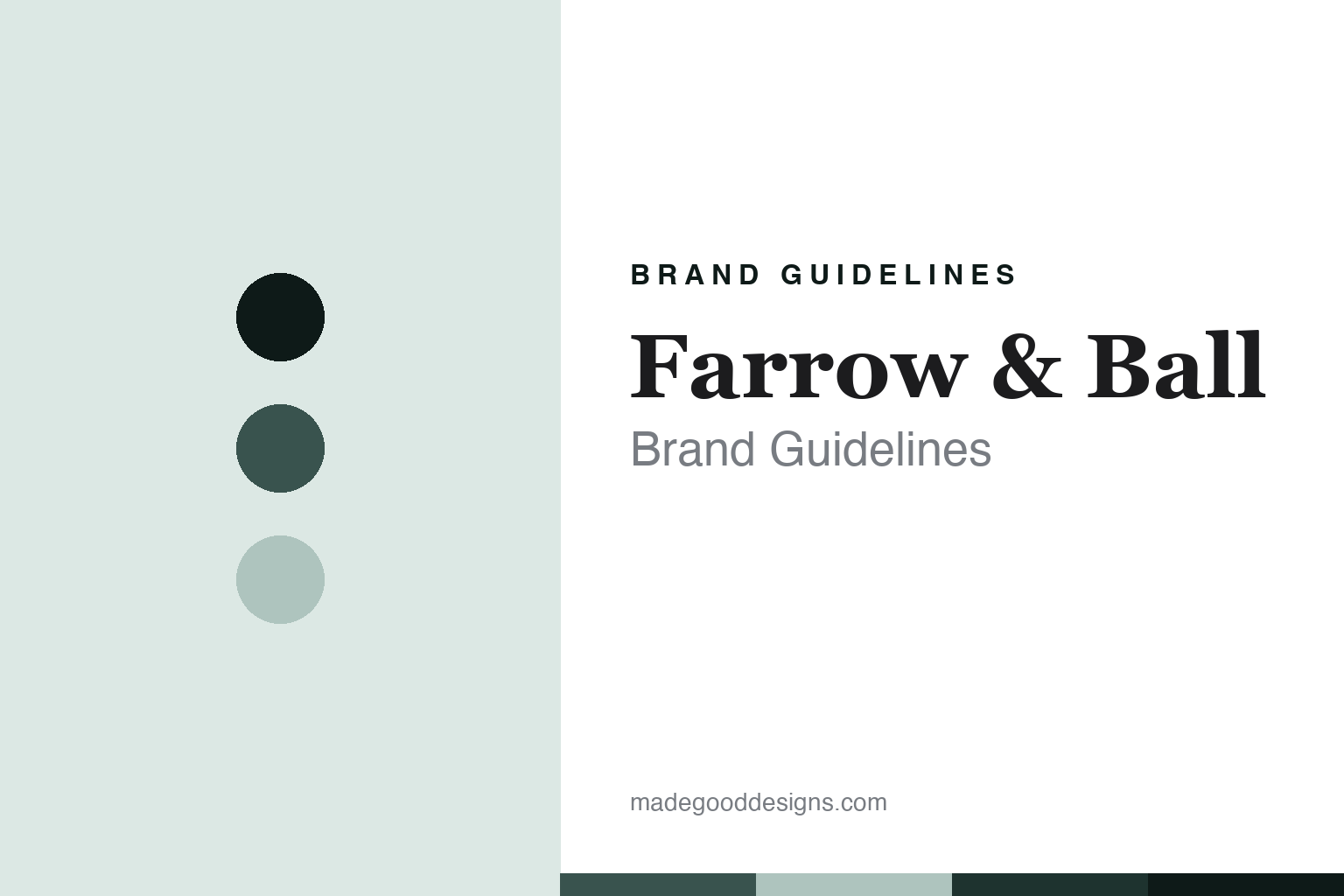 Farrow & Ball brand guidelines — abstract colour discs and material texture (original homage; not a Farrow & Ball product or logo)
