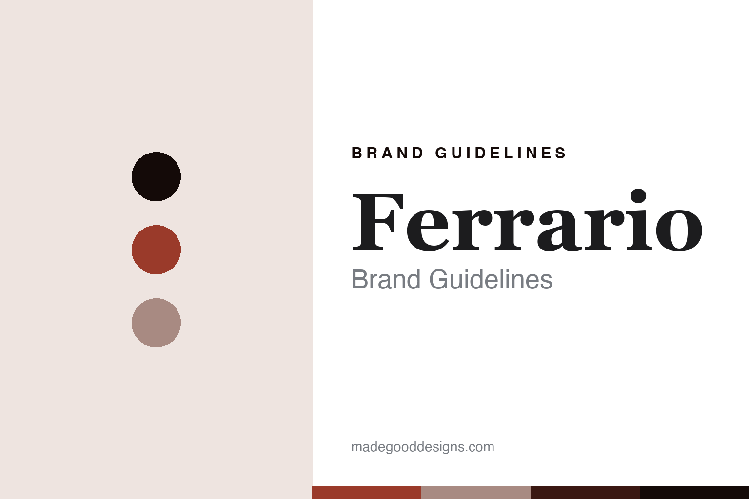 Ferrario — abstract Venetian-red colour-disc and pigment-texture homage (not a logo, label or tube)